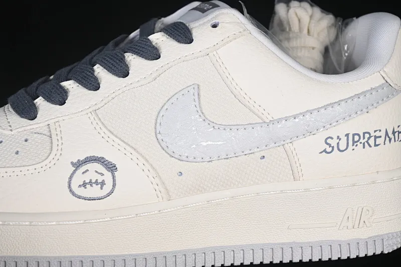 All Categories Nk Air Force 1 Air Force Series Nk Air Force 1 Low Air Force Low Nike Air Force 1'07 Low White Gray Canvas Air Force One Low Casual Shoes DW8806-009